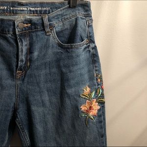 Old Navy Embroidered Jeans